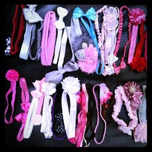 Newborn infant headbands hair bows hats